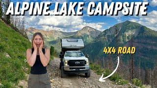 Truck Camping Adventures | Camping at a Remote Lake in Colorado