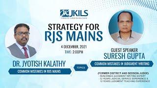 JKILS Law Institute - Free online session of 'Strategy for RJS Mains '