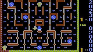 Bilbo v7 1986 AMC Verlag LADY BUG CLONE PAC MAN PACMAN ELEMENTS ATARI 8BIT XL XE 400 800 600 1200 AT