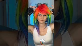 My mom is Rainbow Dash  #mlp #cosplay