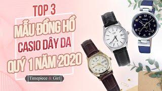 Top 3 đồng hồ Casio dây da đáng mua nhất cho phái đẹp