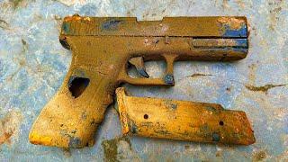 Full restoration very old Glock 18 badly damaged | Awesome glock restore