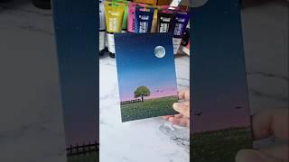 Easy way to paint a tree / acrylic painting ideas for beginners