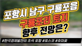 포항시 남구 구룡포읍 구룡포리 토지 향후 전망은? / 한국경제발전의 초석 포항 / 포스코 / 호미곶 / 이인지구