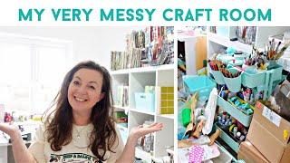 ORGANISE MY CRAFT ROOM | BIG Tidy & Organise | Craft Room Organisation | Home Office