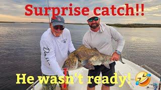 Giant black drum!! (some bad language)