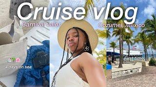 4 DAY CRUISE VLOG 2024! Carnival Valor| Cozumel, Mexico| first time!️️