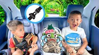 Baby Mummy Learns to Buckle up and Wear a Helmet! | Silly Healthy Habits Stories