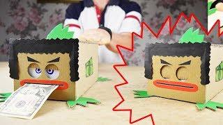 How to Make Cash Bank Box / mr. hotglue's family