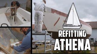 Sail Life - First coat of primer & steering pedestal - sailboat project