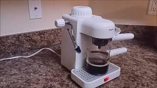 How to make coffee with Krups espresso mini  model #963