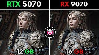 RX 9070 XT VS RTX 5070 TEST IN 20 GAMES (2025)