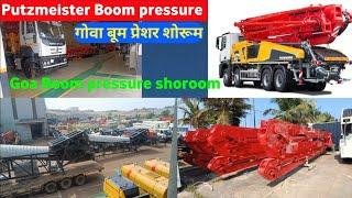 Putzmeister Boom pressure 46 / Goa Boom Pressure Showroom Boom Pump Concrete pump