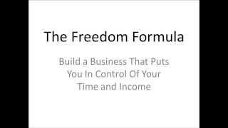 The Freedom Formula