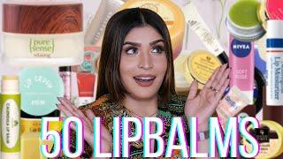 I Tried 50 Lip Balms So That You Don't Have To | Mini Reviews | Shreya Jain