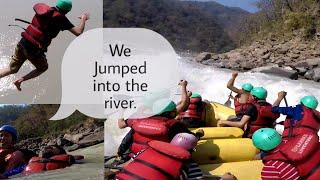 Rishikesh River Rafting 2021 || Ganga river (18km ) || Cliff Jump || Made with Gopro hero 8