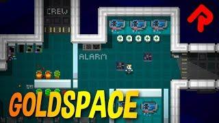 Board enemy spaceships in retro twin-stick shooter! | GOLDSPACE gameplay (beta 3 demo)