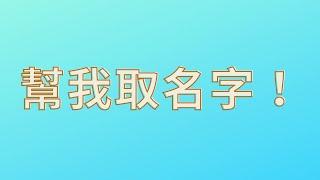 緊急事件：我需要名字！幫我取！