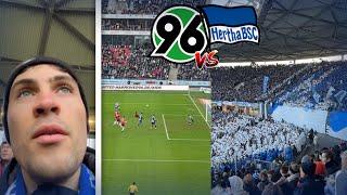 10.000 HERTHA FANS IN HANNOVER! HANNOVER 96 - HERTHA BSC STADIONVLOG! NINS