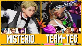 KOF XV  Misterio (King/Athena/Elisabeth) vs Team AEG (Isla/Ryo/Iori)  Steam Replay Match 