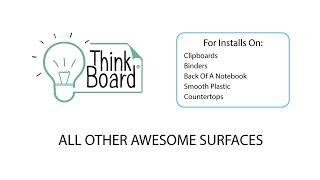 Think Board Installation Video - All Surfaces