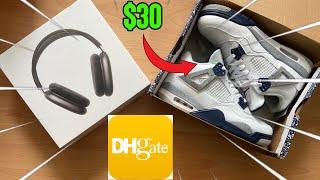 *NEW* 5KG DHGATE HAUL! (Budget Jordan 4s, Airpods Max + MORE) Unboxing and Review