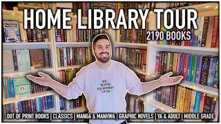 A Tour of My Home Library and Bookshelves  My Massive Book Collection!