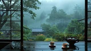 The soothing sound of rain is the music played by nature, Helps relax and sleeping