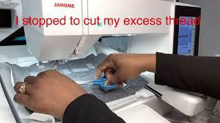 UNBOXING JANOME MEMORY CRAFT 500e; THREADING & TESTING