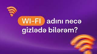 Wi-Fi adını gizli etmək   #Azeronline #wifi