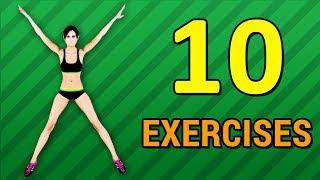 10 Simple Exercises To Lose Weight At Home