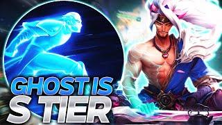 GHOST IS AN S+ TIER SUMMONER SPELL ON YASUO!