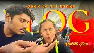 ආයෙත් ලංකාවට️🫶| BACK TO SRI LANKA | Last day in Bangkok #couplevlogs