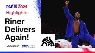 Teddy Riner INSPIRES France to Judo Mixed Team Gold Medal  | #Paris2024 #Olympics