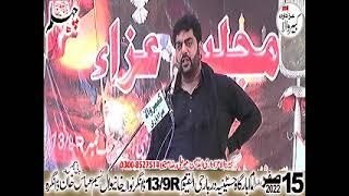 Zakir Syed Adnan Saber 15 Safar 2022  Darbar he ul Qayom 13\9R Dangran Wala Khanewal