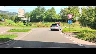 4k Switzerland by car. From Mellingen/Aargau to Pizol/St. Gallen