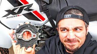 New Honda XR650L Has Some BIG Problems | Front Sprocket, Valves & Aftermarket Tank Swap