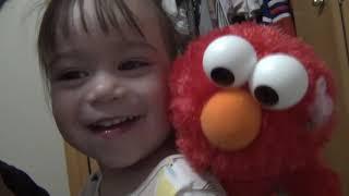 Max and Elmo Play with the  vtech laptop