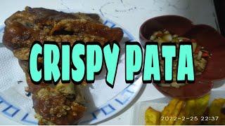 CRISPY PATA WITH SIDE DISH/MY OWN VERSION/Robbies Vlog