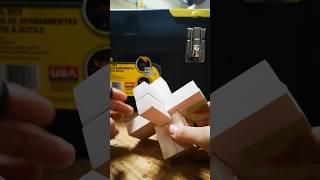 🪚Handmade wood puzzle. Do you even sand bro? #woodworking #handtools #handmade