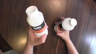 Comparing Liquitex Matte vs Satin finish varnish