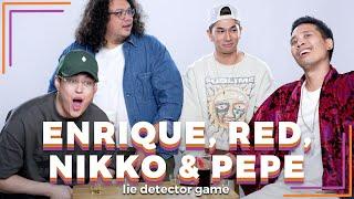 Enrique Gil, Pepe Herrera, NikkoDAKS, and Red Ollero Play a Lie Detector Drinking Game | Rec•Create