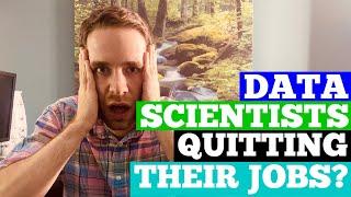 Data Scientists Are Quitting Their Jobs?!