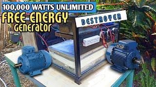 the MACHINE that KILL OIL INDUSTRY, GAS COAL and BATTERY || THE DESTROYER || FREE ENERGY GENERATOR