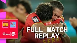 Fiji fly in Dubai | Spain v Fiji | Dubai 2024 HSBC SVNS | Full Match Replay