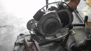 Vespa VB1M engine startup part 2