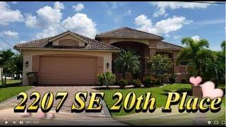 GULF ACCESS DREAM HOME! 2207 SE 20th Place, Cape Coral, FL  33990