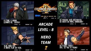 The King of Fighters '99 - Arcade (Level 8) Hero Team  (PT-BR).