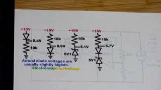 How Diode Voltages Affect Circuit Fragments