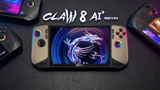 MSI CLAW 8 Ai+ Hands On Review | Huge Battery, Big Screen, More Power!